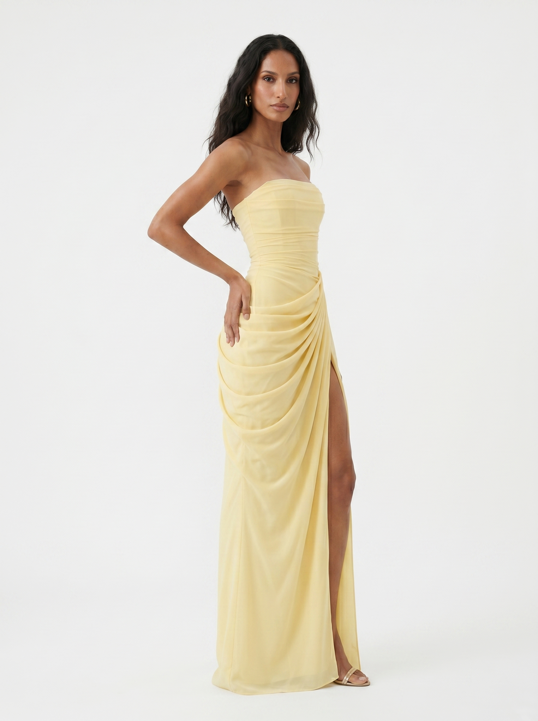 Sira | Vestido largo de fiesta Amarillo